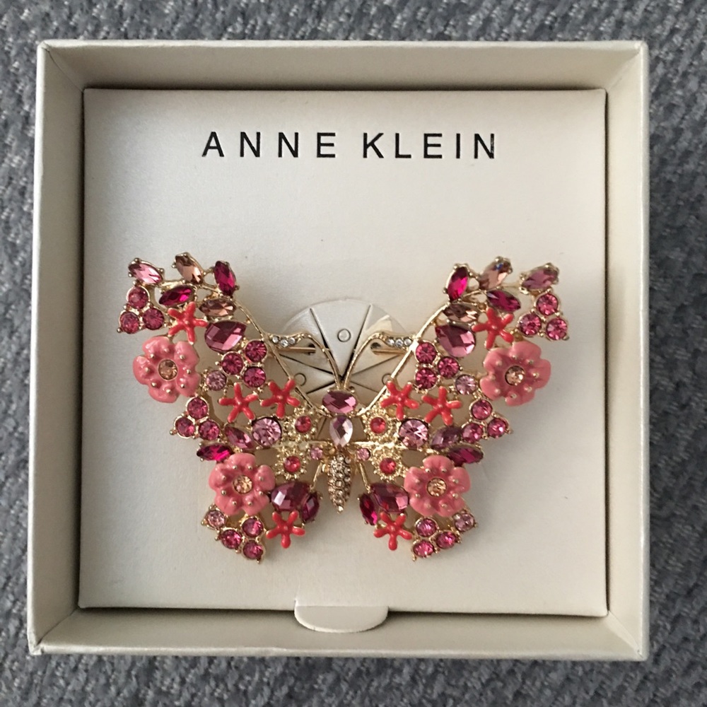 Anne Klein Butterfly Brooch